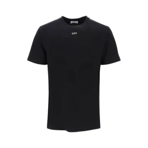 Off-White Logo Embroidered Crewneck T-Shirt