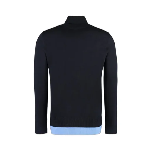 Off-White Funnel Neck Long-Sleeved Jumper