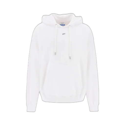 Off-White Logo Printed Drawstring Hoodie