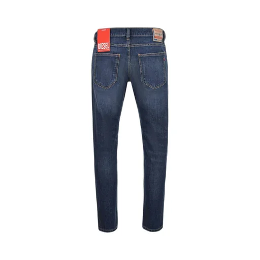 Diesel Logo Patch Straight Leg Jeans