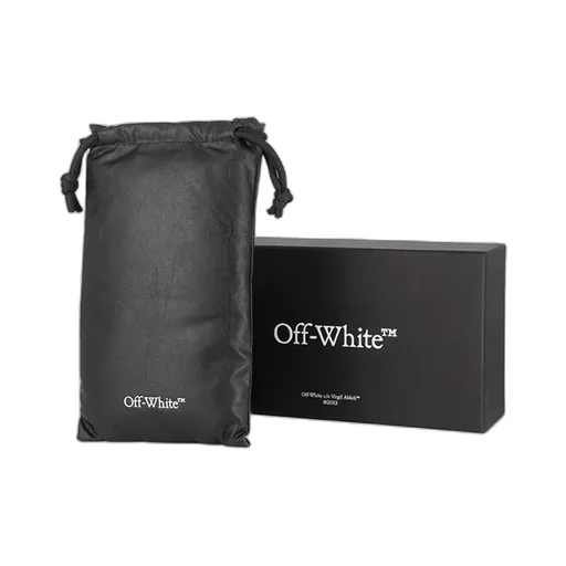 Off-White Rectangular Frame Glasses