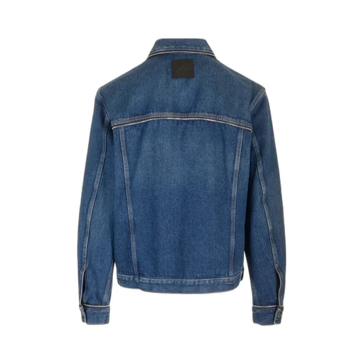 Off-White Buttoned Long-Sleeved Denim Jacket
