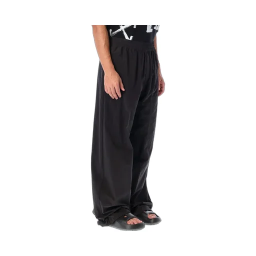 Off-White High Waist Wide Leg Trousers