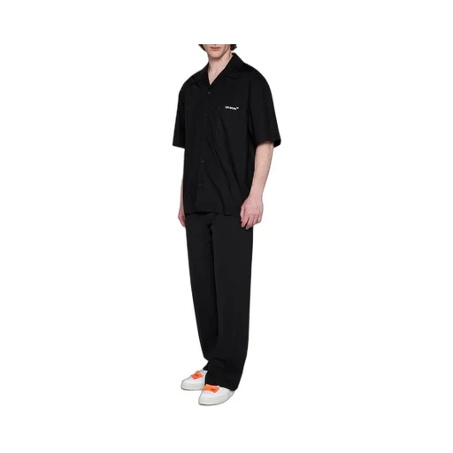 Off-White Straight Leg Tailored Trousers