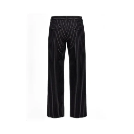 Off-White Pinstriped Straight Leg Pants