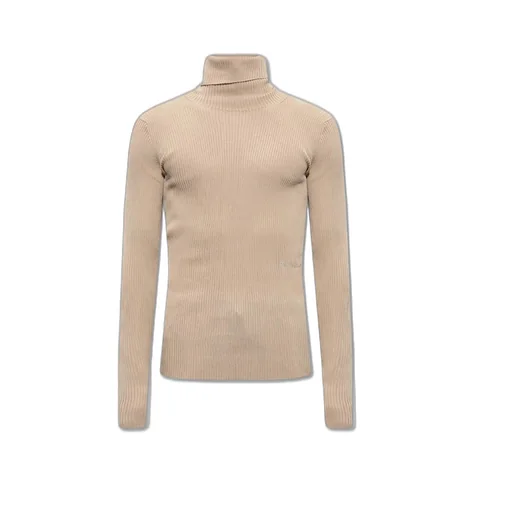 Off-White Helvet Ribbed Long-Sleeved Jumper