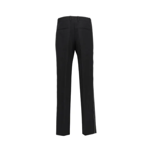 Off-White High Waist Straight Leg Pants
