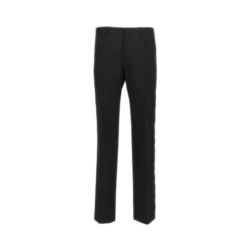 Off-White High Waist Straight Leg Pants