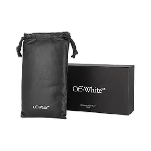 Off-White Rectangular Frame Sunglasses