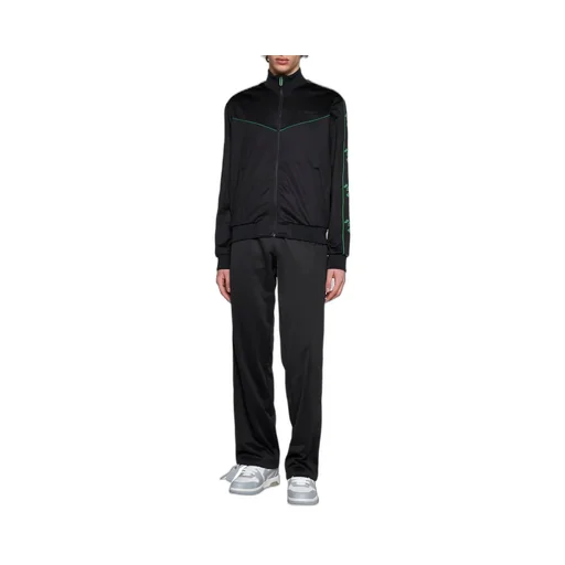 Off-White Logo Embroidered Track Jacket
