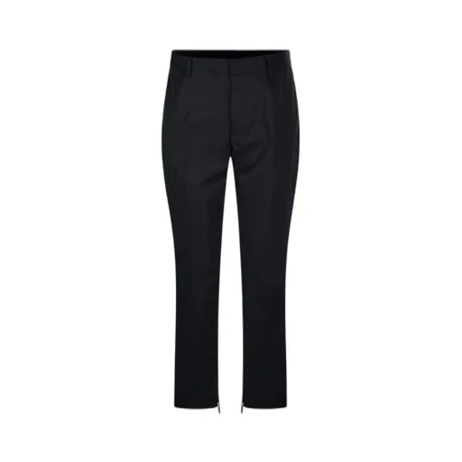 Off-White Zip Detailed Slim Cut Trousers