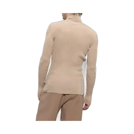 Off-White Helvet Ribbed Long-Sleeved Jumper