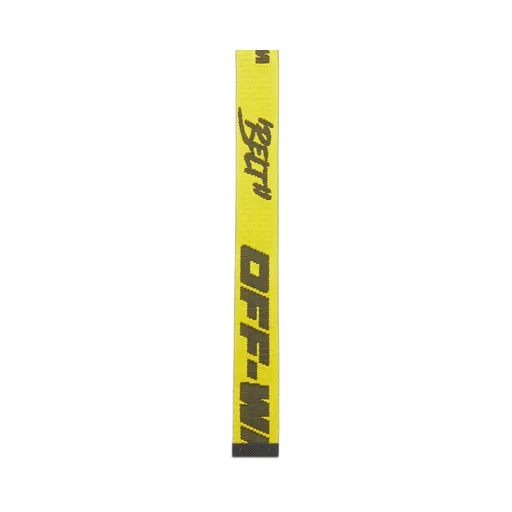 Off-White Quote Motif Logo Intarsia Industrial Belt