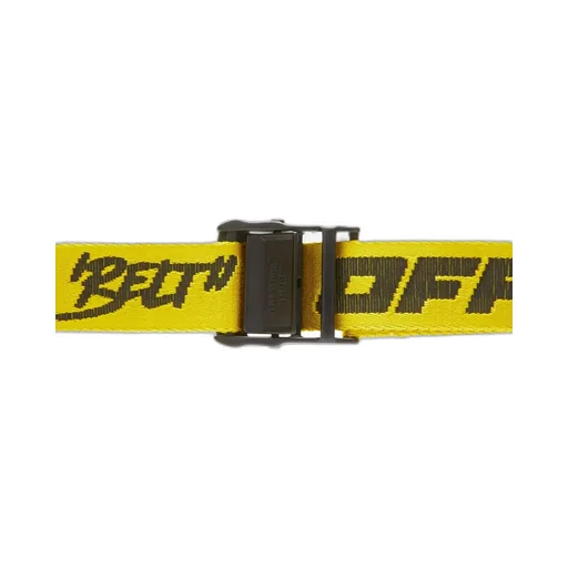 Off-White Quote Motif Logo Intarsia Industrial Belt