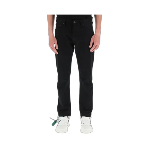 Off-White Diag Printed Straight Leg Jeans