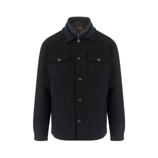 Moorer Wool-Cashmere Buttoned Jacket