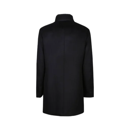 Moorer Bond-Fur-Le High-Neck Buttoned Coat