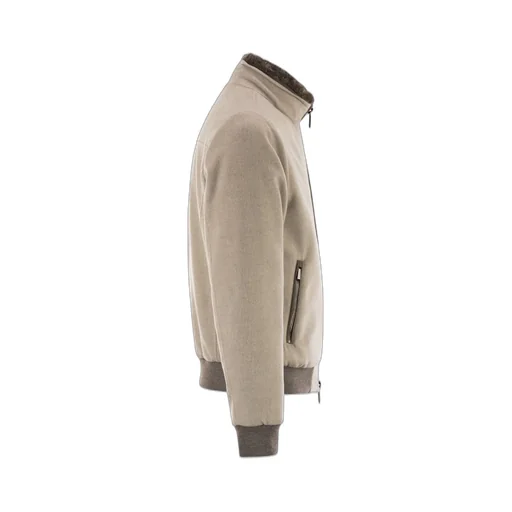 Moorer Hybrid Padded Bomber Jacket