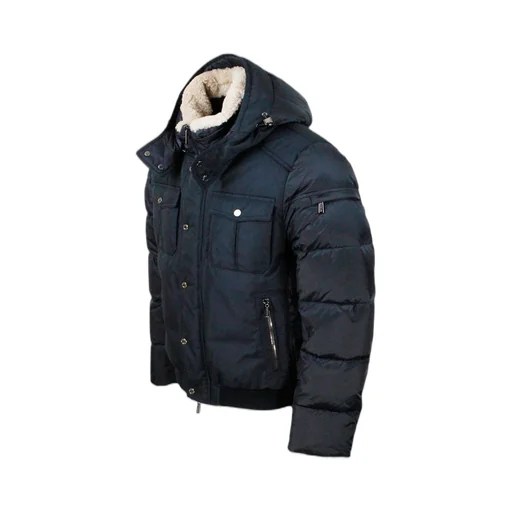 Moorer Zip-Up Drawstring Padded Down Jacket