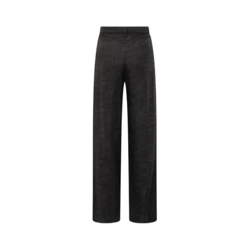 Off-White High-Rise Straight-Leg Pants