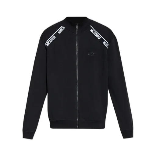 Moschino Logo Printed Zipped Sweatshirt