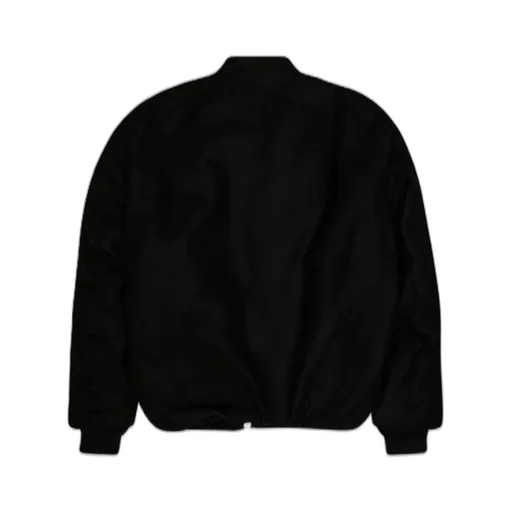 Oamc Zip-Up Ruched-Detail Bomber Jacket