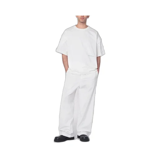 Oamc Elasticated Waistband Straight-Leg Trousers