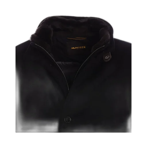 Moorer Bond-Fur-Le Single-Breasted Padded Coat