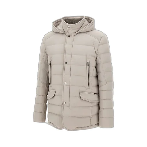 Moorer Quilted Straight Hem Jacket