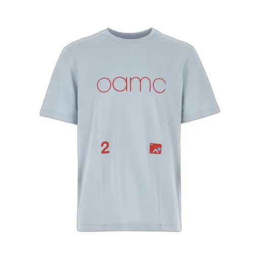 Oamc Logo-Printed Crewneck T-Shirt