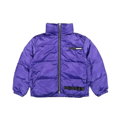 Oamc Trace Logo Patch Zipped Padded Jacket