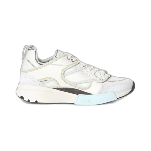 Oamc Panelled Almond Toe Sneakers