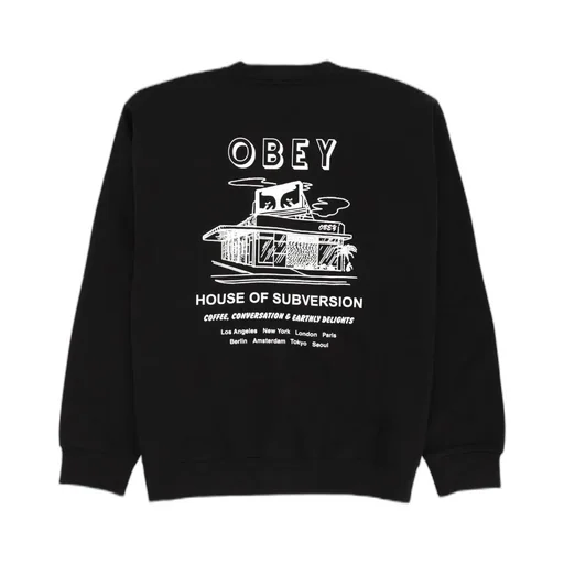 Obey House Of Subversion Graphic Sweater