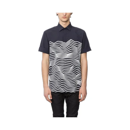 Neil Barrett Graphic Print Short Sleeved Shirt