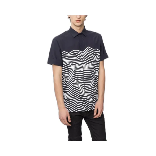 Neil Barrett Graphic Print Short Sleeved Shirt