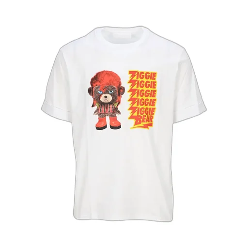 Neil Barrett Ziggie Bear Print Crewneck T-Shirt