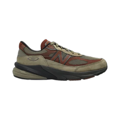 New Balance 990V4 Logo Patch Sneakers