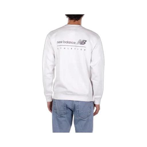 New Balance Linear Graphic Fleece Crew Sweatshirt