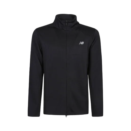 New Balance Logo Printed Zip-Up Jacket