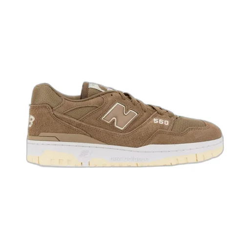 New Balance 550 Lace-Up Sneakers Mushroom