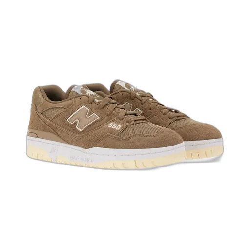 New Balance 550 Lace-Up Sneakers Mushroom