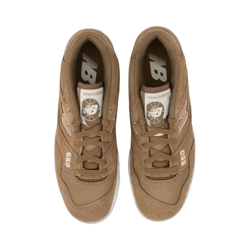 New Balance 550 Lace-Up Sneakers Mushroom