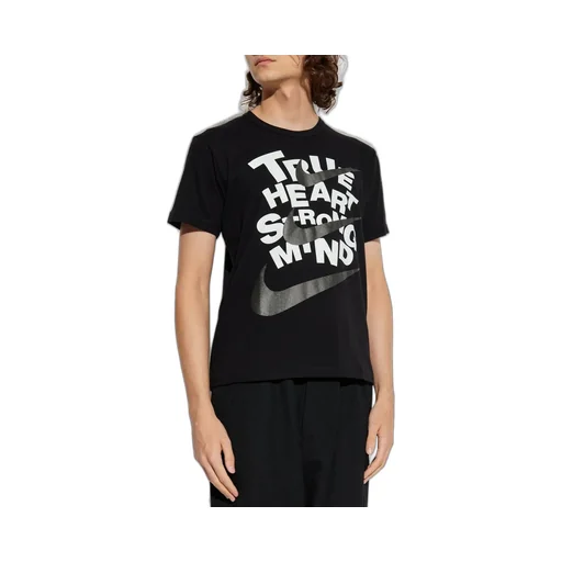 Nike X Comme Des GarÇOns Slogan-Printed Crewneck T-Shirt