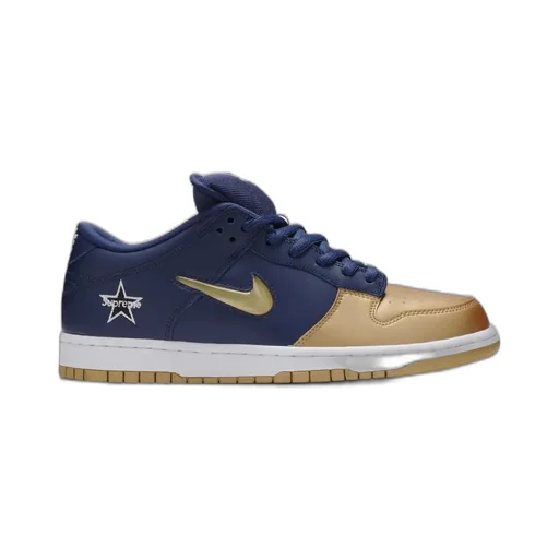 Nike X Supreme Sb Dunk Low-Top Sneakers