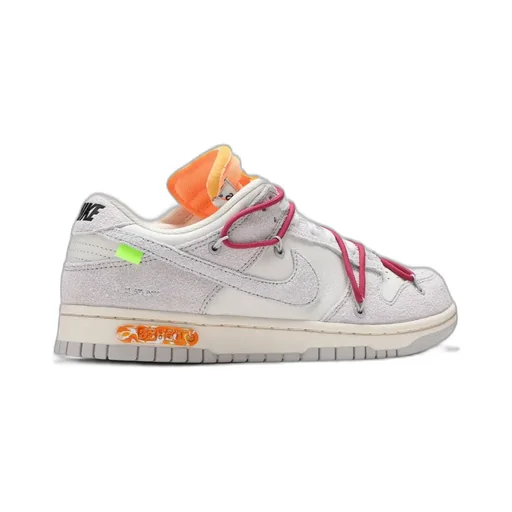 Nike X Off-White Dunk Low Lace-Up Sneakers