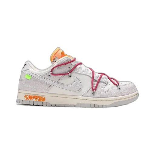 Nike X Off-White Dunk Low Lace-Up Sneakers