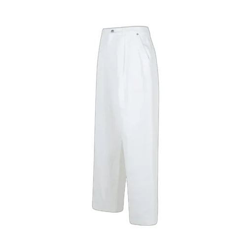Moschino Logo Patch Wide-Leg Pants