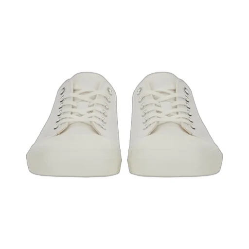 Moschino Contrast-Stitched Lace-Up Sneakers