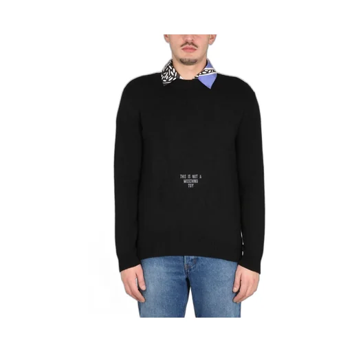 Moschino Teddy Bear Motif Crewneck Jumper