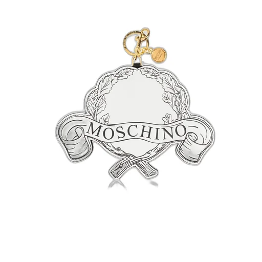 Moschino Logo Charm Keyring